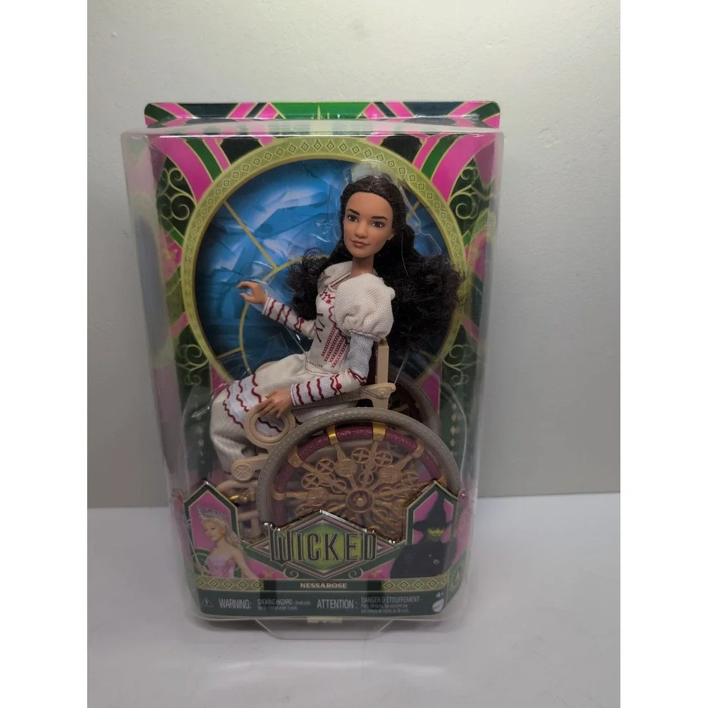 Wicked Nessarose Fashion Doll, Moveable Wheelchair, New